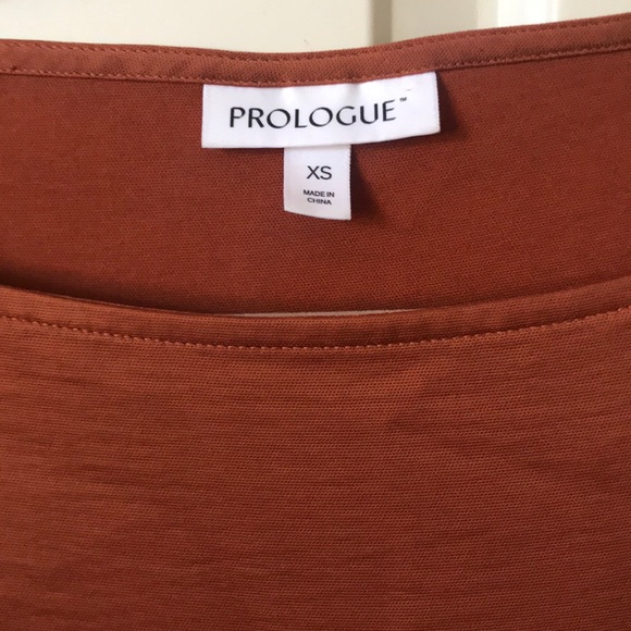 Prologue Burnt Orange Blouse - Picture 2 of 5